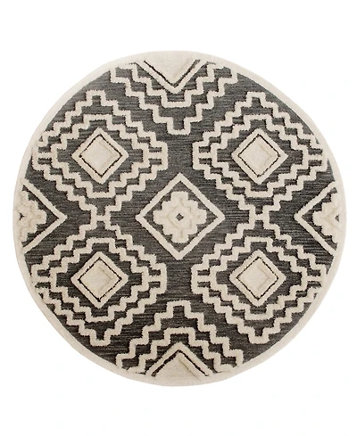 Closeout! Lr Home Sweet SINUO54113 6' x 6' Round Area Rug