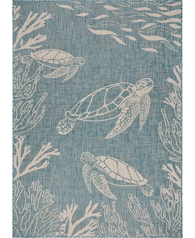 Lr Home Sean Seade-879 7'6" x 9'5" Outdoor Area Rug