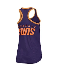 Women's G-iii Sports by Carl Banks Purple Phoenix Suns Showdown Burnout Tank Top
