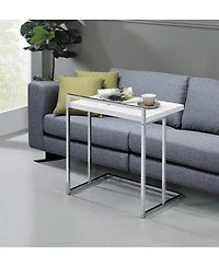 Coaster Home Furnishings Rectangular Snack Table with Metal Base