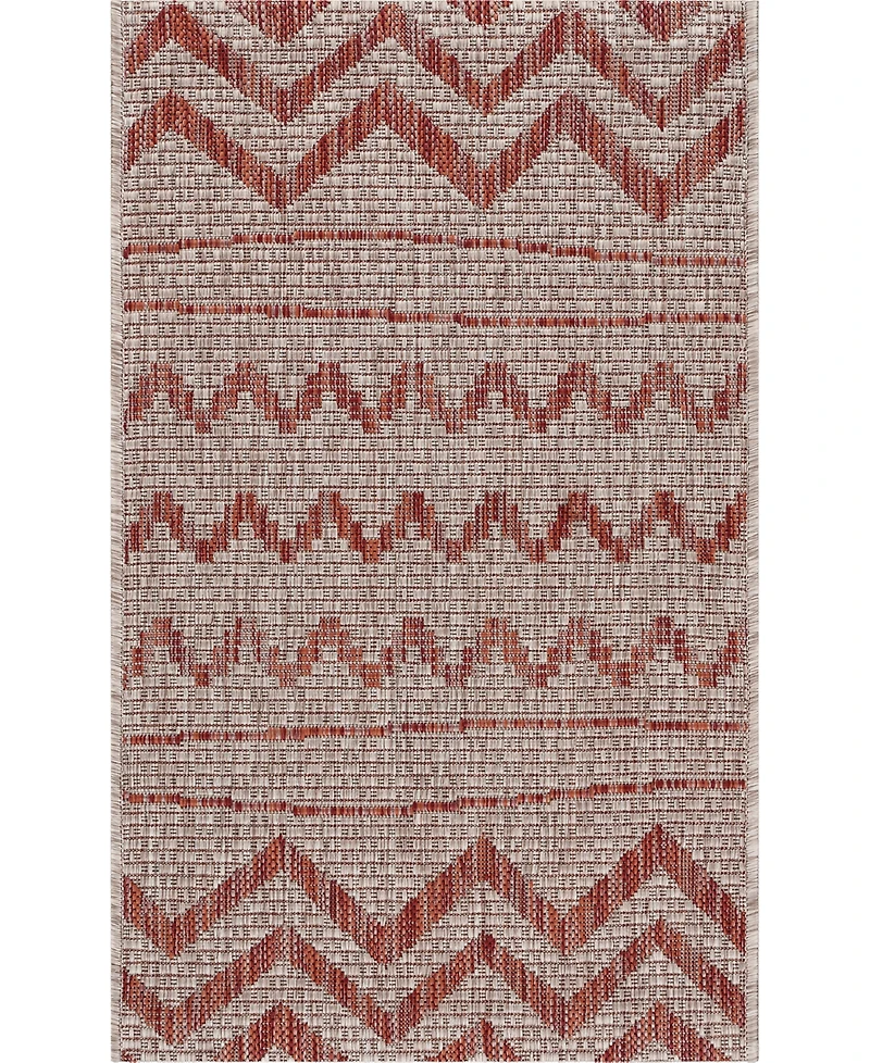 Closeout! Lr Home Sunny SUNSH81242 7'9" x 9'9" Outdoor Area Rug