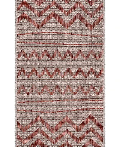 Closeout! Lr Home Sunny SUNSH81242 7'9" x 9'9" Outdoor Area Rug