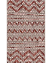 Closeout! Lr Home Sunny SUNSH81242 7'9" x 9'9" Outdoor Area Rug