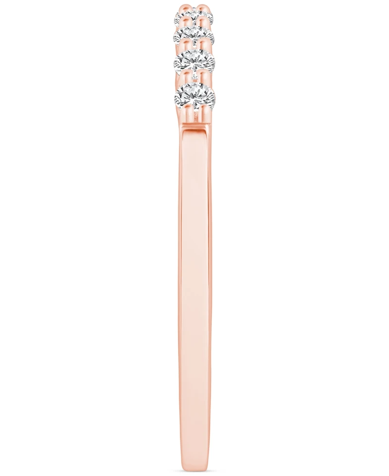 Diamond Wedding Band (1/4 ct. t.w.) 14k Gold