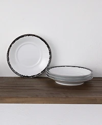Noritake Rill Set of 4 Saucers, Service for