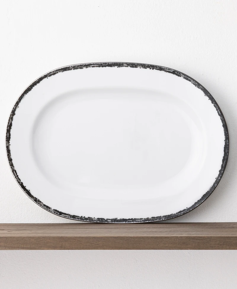 Noritake Rill Oval Platter, 14"