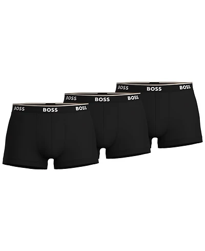 Hugo by Boss Men's Power 3-Pk. Trunk Underwear