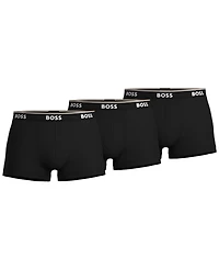 Hugo by Boss Men's Power 3-Pk. Trunk Underwear