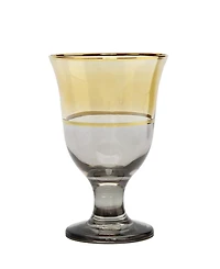 Gold Short Stem Glasses, Set of 6