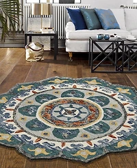 Lr Home Sweet Sinuo-109 4' x 4' Round Area Rug