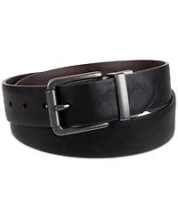 Levi's Men's Plaque Buckle Reversible Stretch Belt