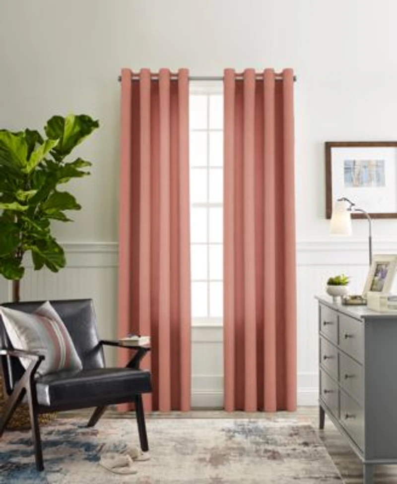 Sunbrella Marx Light Filtering Grommet Single Curtain Panel Collection
