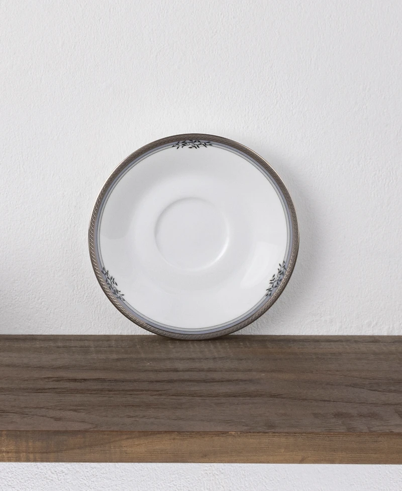 Noritake Laurelvale 4 Piece Saucer Set, Service for 4