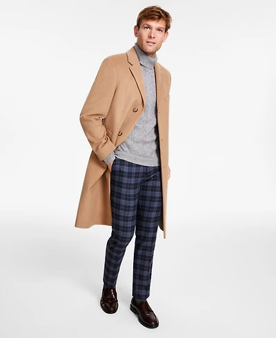 Michael Kors Men's Classic-Fit Solid Wool Blend Overcoats