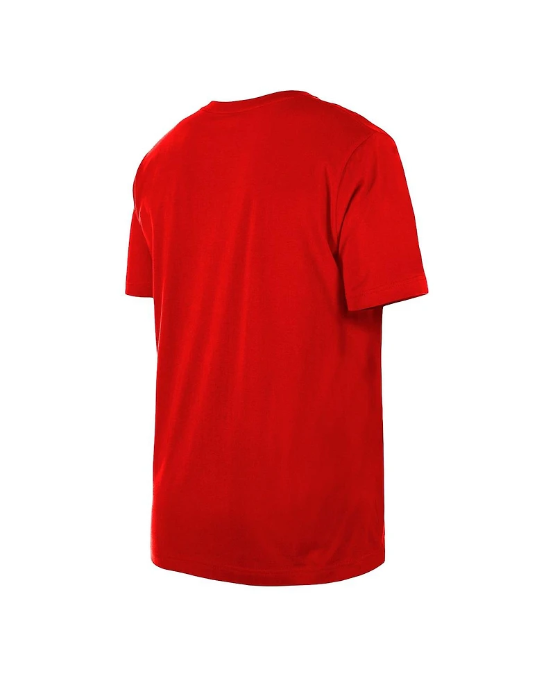 Men's New Era Red Washington Nationals Batting Practice T-shirt