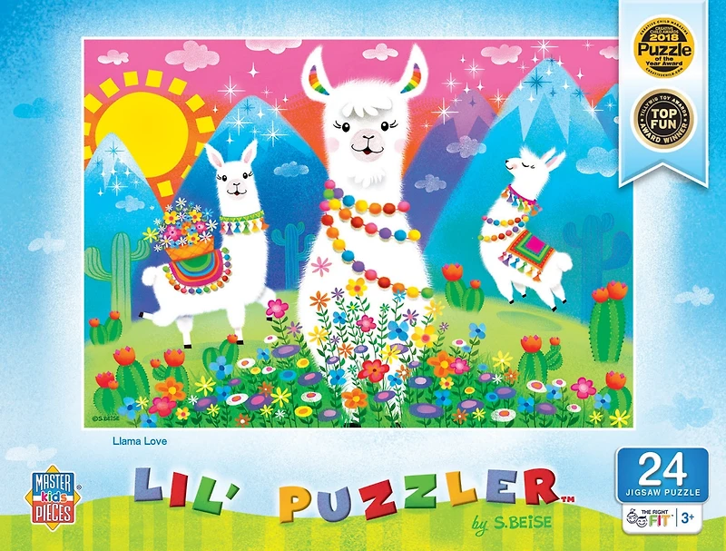 Lil Puzzler - Llama Love 24 Piece Jigsaw Puzzle