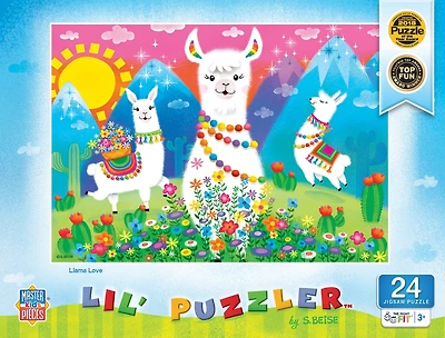 Lil Puzzler - Llama Love 24 Piece Jigsaw Puzzle