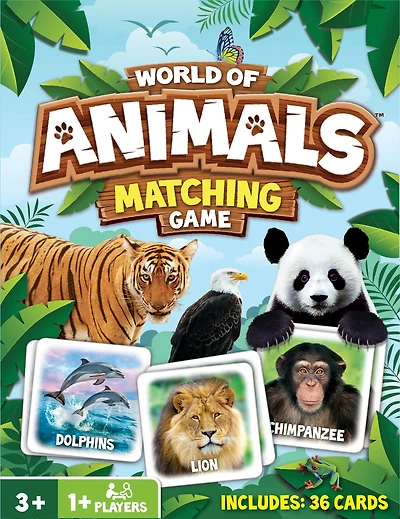World of Animals Matching Game