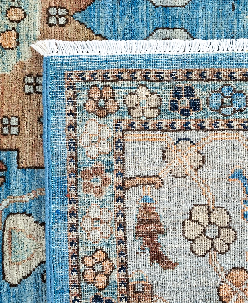 Adorn Hand Woven Rugs Serapi M1982 2'7"x9'4" Runner Area Rug