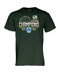Men's Blue 84 Green Sacramento State Hornets 2023 Big Sky Women's Basketball Conference Tournament Champions T-shirt