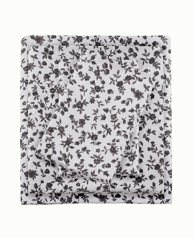 Intelligent Design Printed Microfiber 3 Piece Sheet Set, Twin