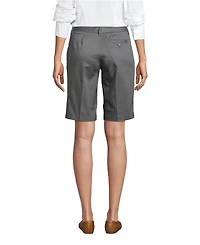 Lands' End Women's Plain Front Blend Chino Shorts