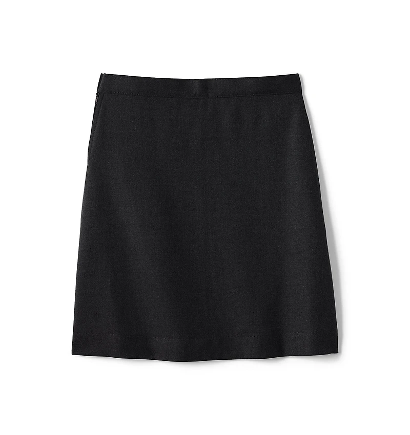 Lands' End Women's School Uniform Solid A-line Skirt Below the Knee