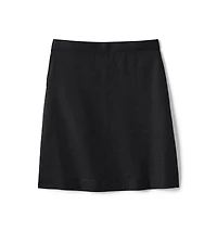 Lands' End Women's School Uniform Solid A-line Skirt Below the Knee