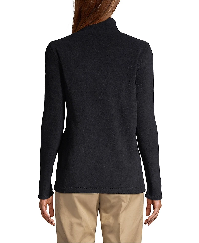 Lands' End Women's Full-Zip Mid-Weight Fleece Jacket