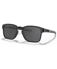 Oakley Men's Polarized Low Bridge Fit Sunglasses, OO9358 Latch Sq 55