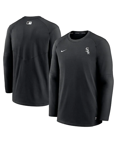 Men's Nike Black Chicago White Sox Authentic Collection Logo Performance Long Sleeve T-shirt