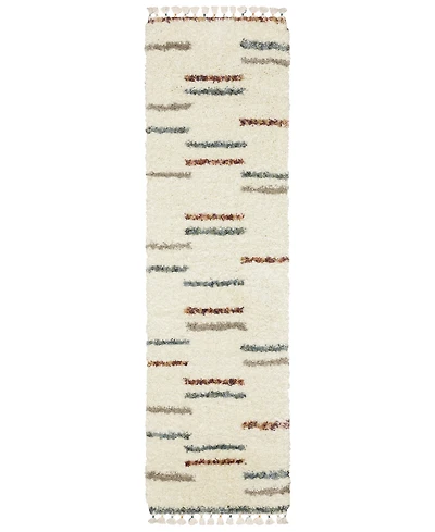 Oriental Weavers Axis AX04A 2'3" x 7'6" Runner Area Rug