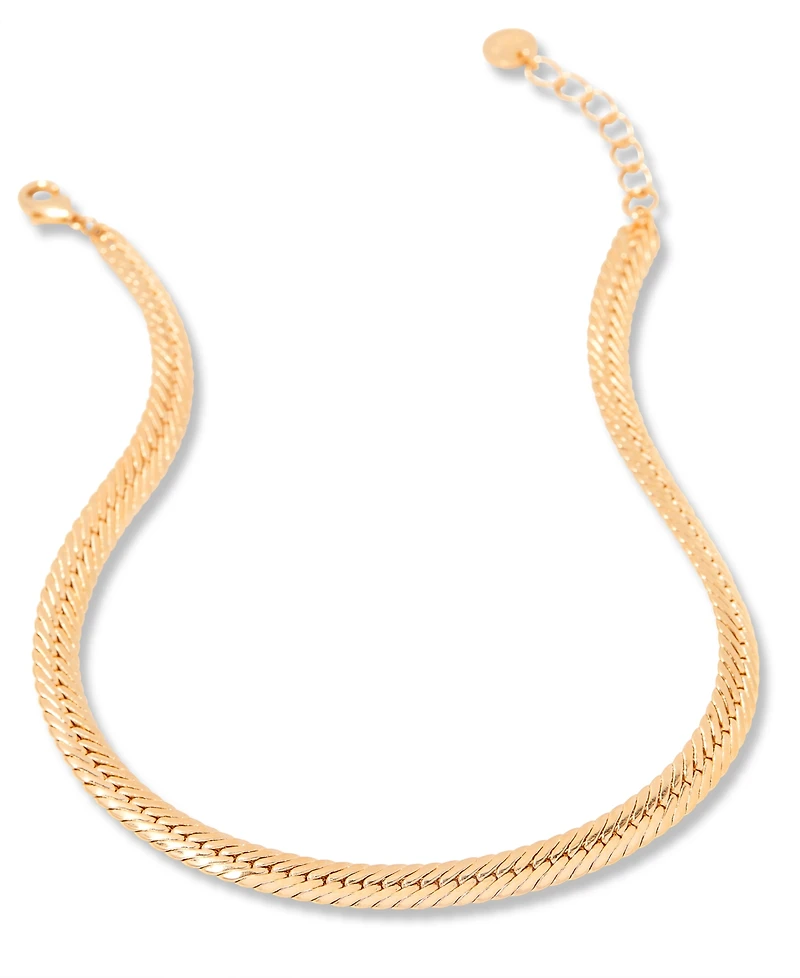 brook & york 14K Gold-Plated Wells Chain Anklet