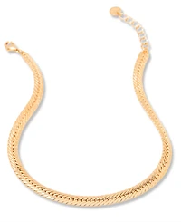 brook & york 14K Gold-Plated Wells Chain Anklet