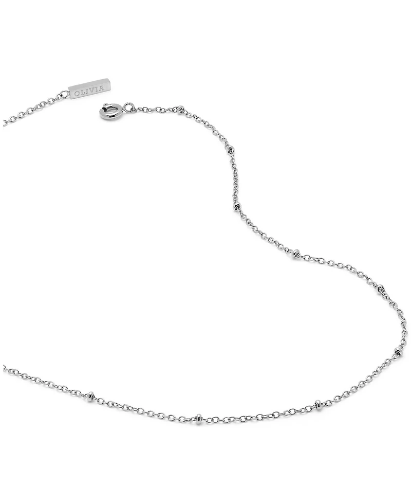 Olivia Burton Silver-Tone Layered Necklace