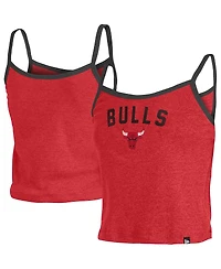 Women's New Era Red Chicago Bulls Spaghetti Strap Tank Top