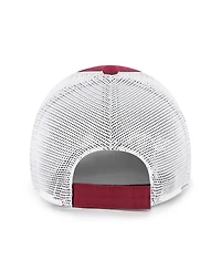 Big Boys and Girls '47 Brand Cardinal, White Usc Trojans Levee Trucker Adjustable Hat