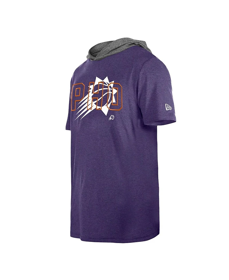 Men's New Era Purple Phoenix Suns Active Hoodie T-shirt