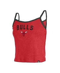 Women's New Era Red Chicago Bulls Spaghetti Strap Tank Top