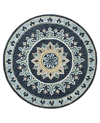 Lr Home Valentin Vlnta-569 5' x 5' Round Area Rug