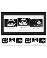 KeaBabies Trio Baby Sonogram Picture Frame, Ultrasound Frames for Nursery, Mom to Be Gifts