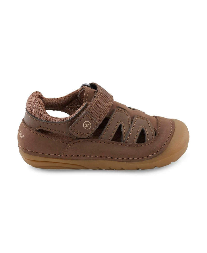 Stride Rite Big Boys Soft Motion Adam Leather Sandals