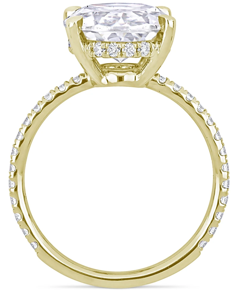 Moissanite Oval Ring (4-7/8 ct. t.w.) 10k Gold