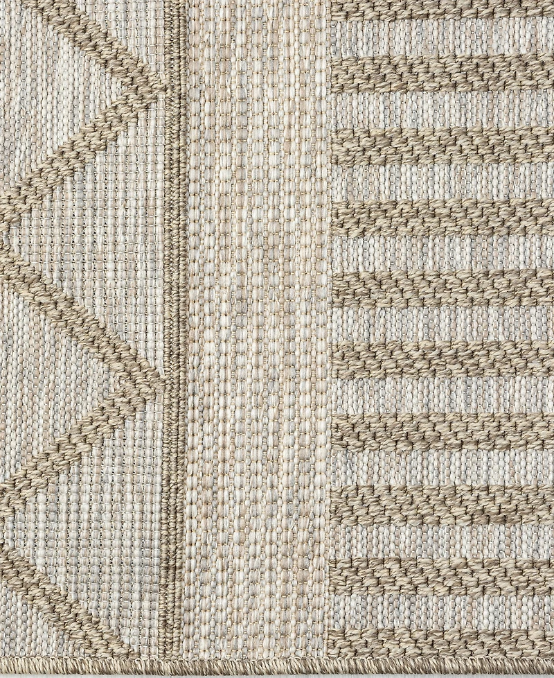 Closeout! Lr Home Oliva OLIVA82118 7'10" x 9'6" Outdoor Area Rug