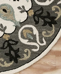 Closeout! Lr Home Valentin VLNTA03566 5' x 5' Round Area Rug