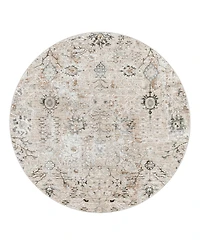 Livabliss Brunswick Bwk- 5'3" x 5'3" Round Area Rug