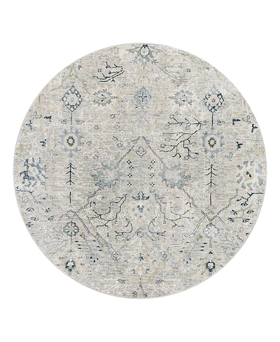 Livabliss Brunswick Bwk- 5'3" x 5'3" Round Area Rug