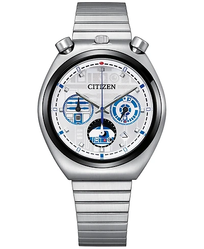 Citizen Men's Star Wars R2-D2 Stainless Steel Bracelet Watch 38mm