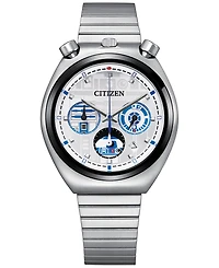 Citizen Men's Star Wars R2-D2 Stainless Steel Bracelet Watch 38mm