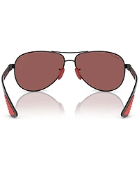 Ray-Ban Men's Polarized Sunglasses, RB8331M Scuderia Ferrari Collection